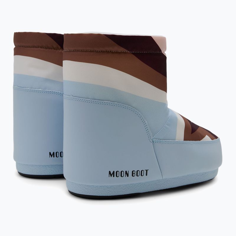 Damen-Schneestiefel Moon Boot Icon Low Nolace Comet baby blue/multicolor 2