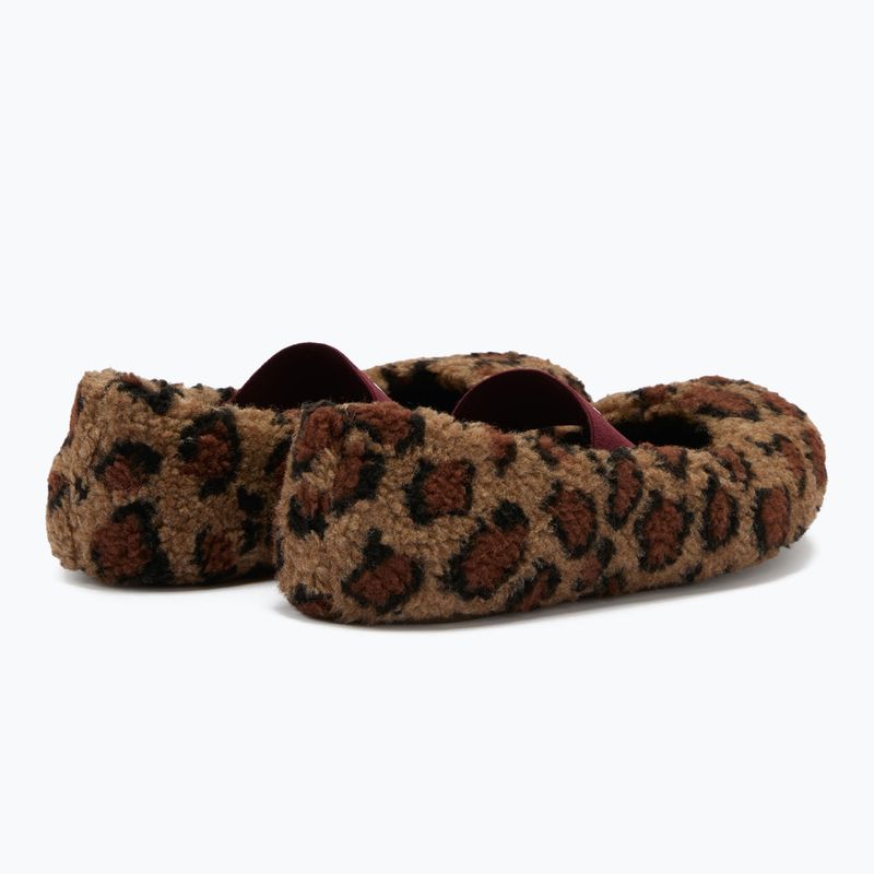 Damenhausschuhe Moon Boot Fleece Ballerina Leopard cognac/cocoa 2