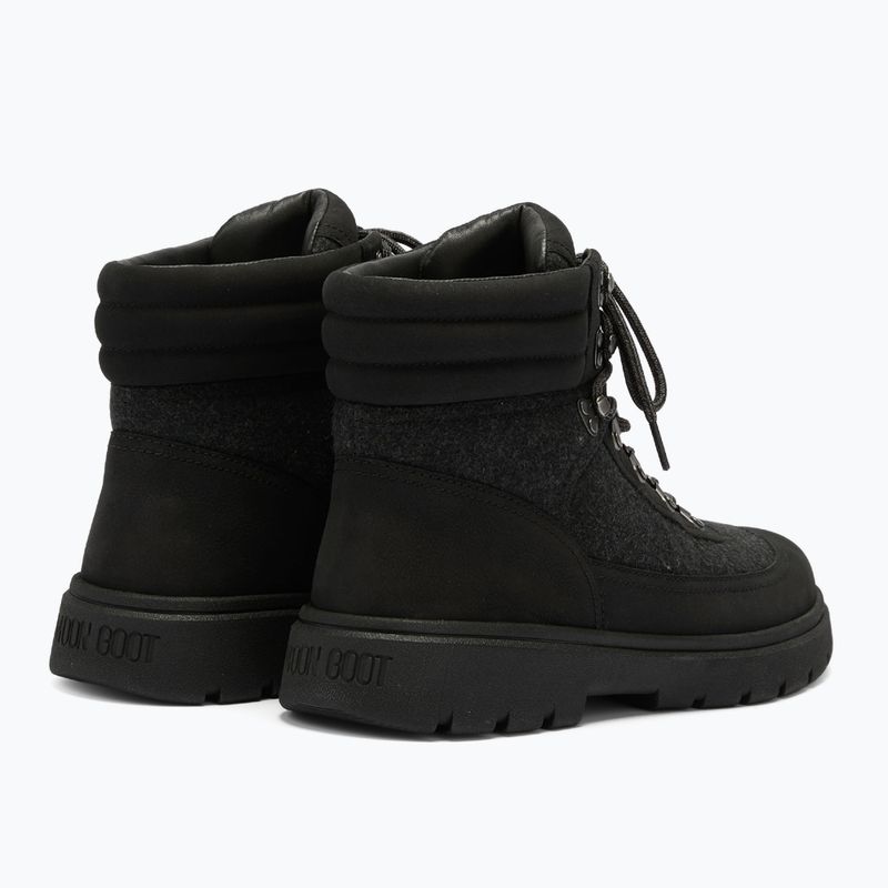Herren-Winterstiefel Moon Boot Combat Boot Felt black 2