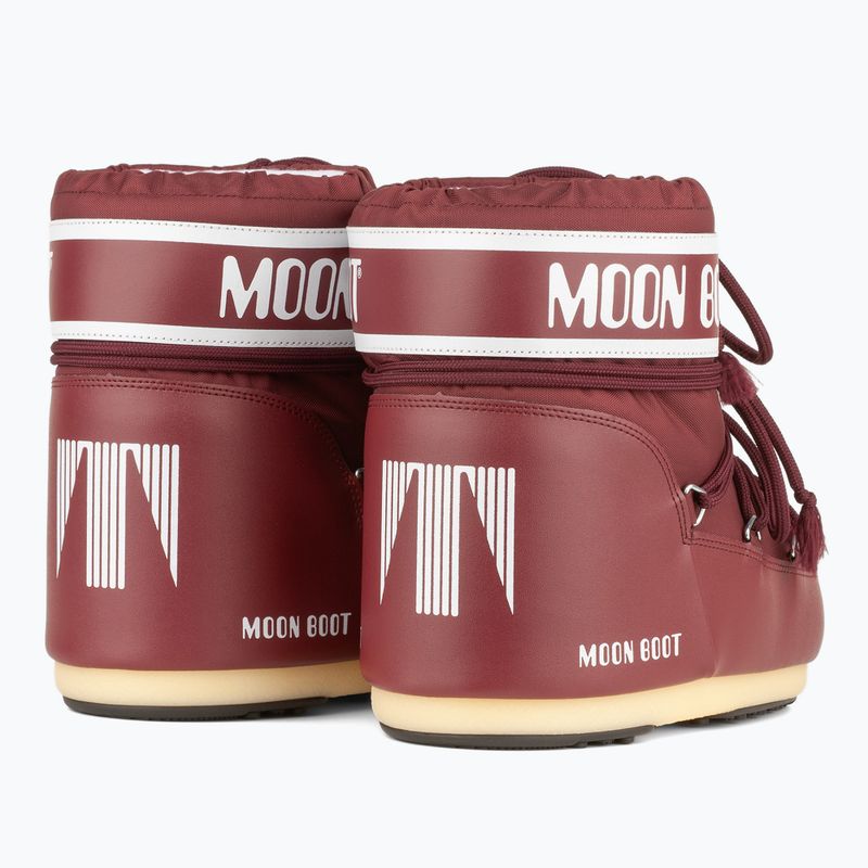 Damen-Schneestiefel Moon Boot Icon Low Nylon burgundy 2