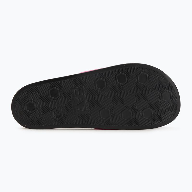 EA7 Emporio Armani Wasser Sport Sichtbarkeit Flip-Flops rosa fluo / schwarz 4