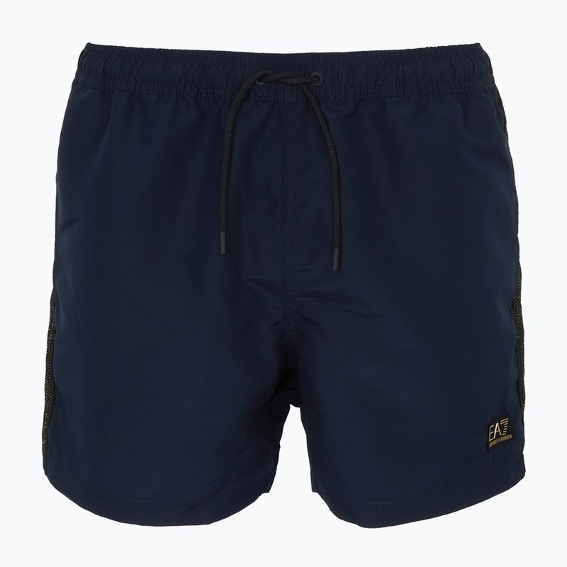 Herren EA7 Emporio Armani Gold Label Boxer Badeshorts armani blau