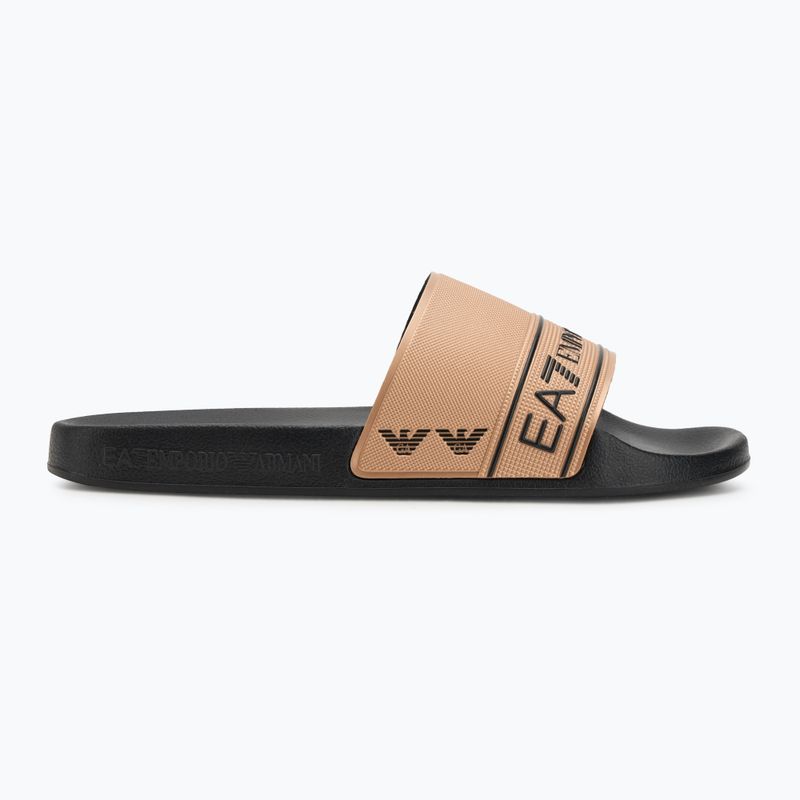 EA7 Emporio ArmaniWater Sports Tape Flip-Flops schwarz / gold 2