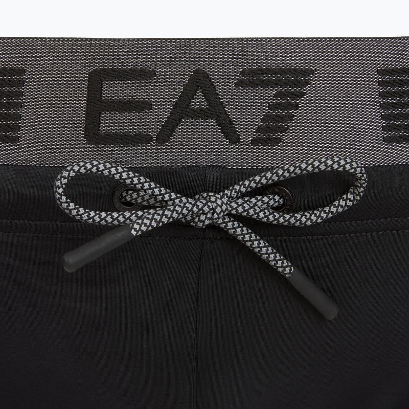 Herren EA7 Emporio Armani Logo Tape Brief Badeslip schwarz 3