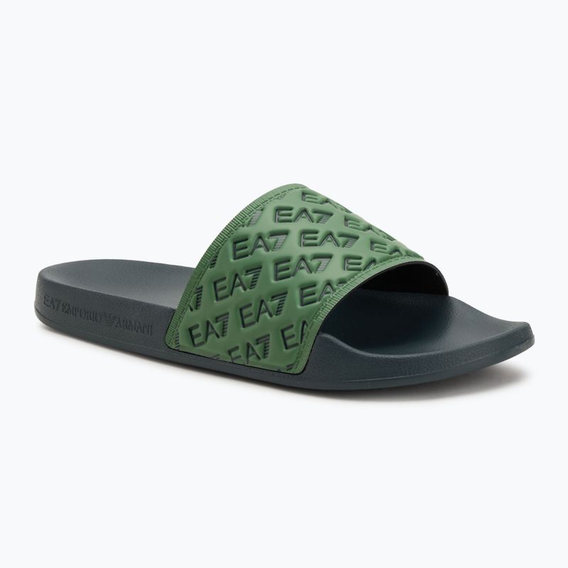EA7 Emporio Armani Wassersport All Over urban chic / englischer Efeu Flip-Flops