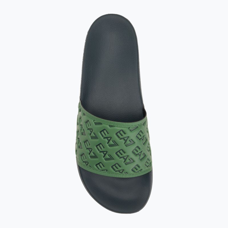 EA7 Emporio Armani Wassersport All Over urban chic / englischer Efeu Flip-Flops 5