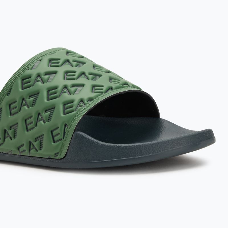 EA7 Emporio Armani Wassersport All Over urban chic / englischer Efeu Flip-Flops 7