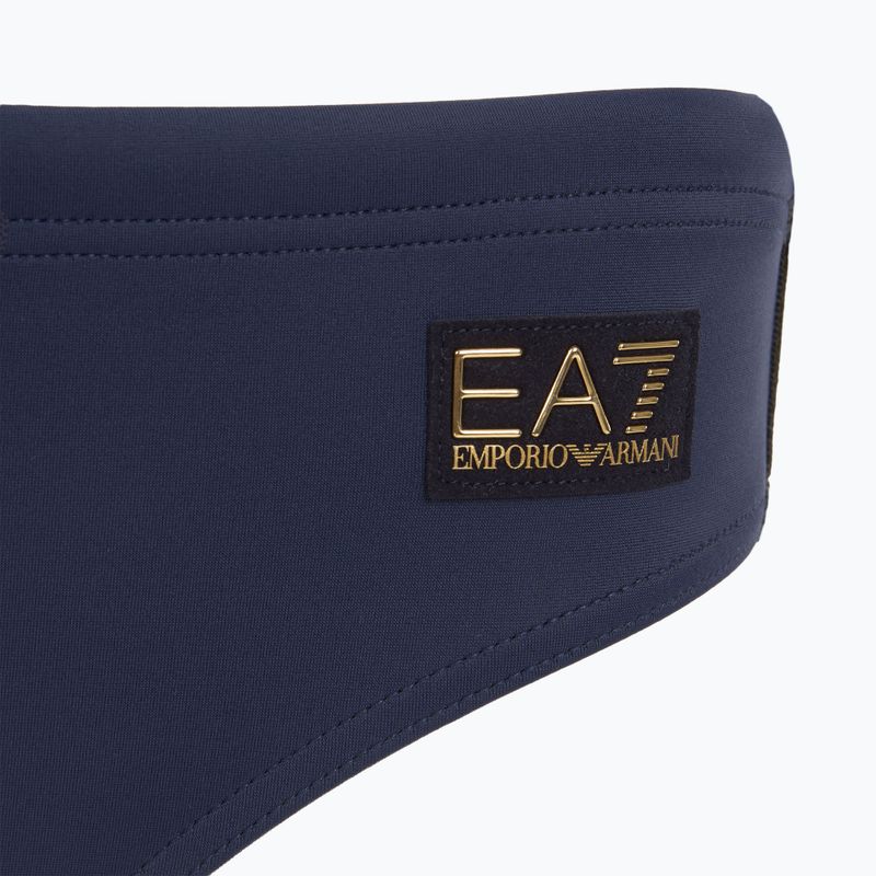 Herren EA7 Emporio Armani Gold Label Badeslip armani blau 3
