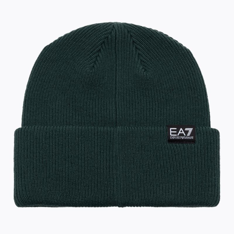 Wintermütze EA7 Emporio Armani Mountain Logo Series Big Beanie silver pine 2