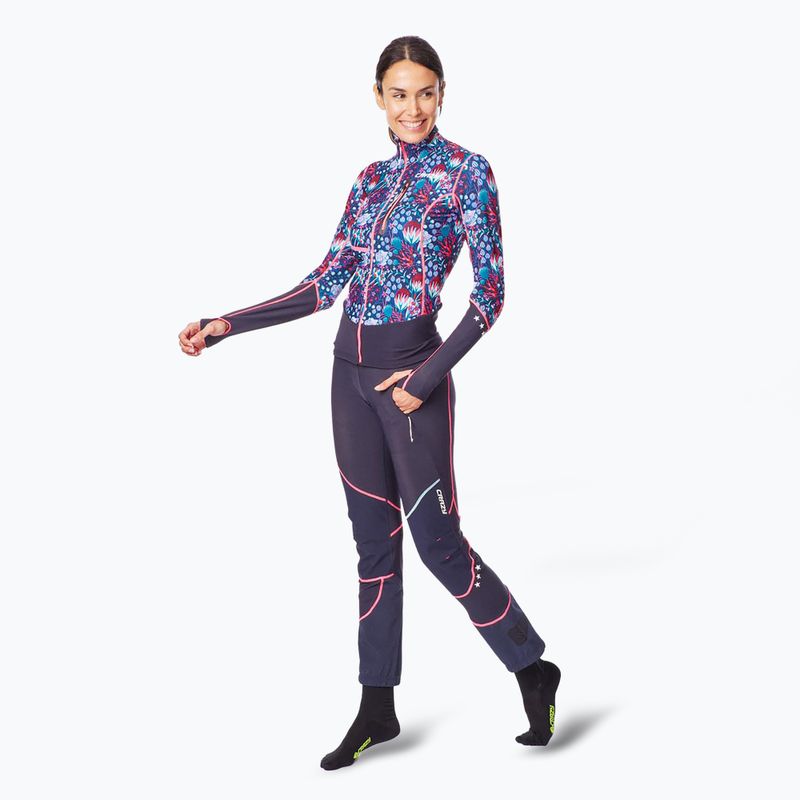 Women's Crazy Oxygen Bedrucktes Sweatshirt leila blau 3