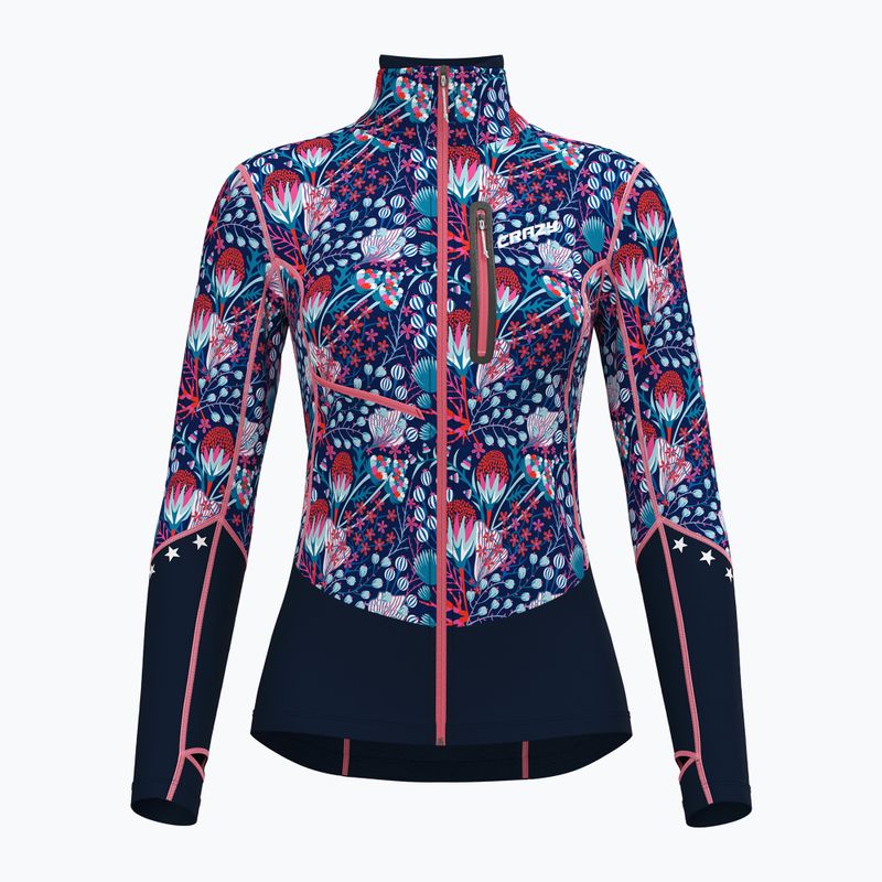 Women's Crazy Oxygen Bedrucktes Sweatshirt leila blau 4