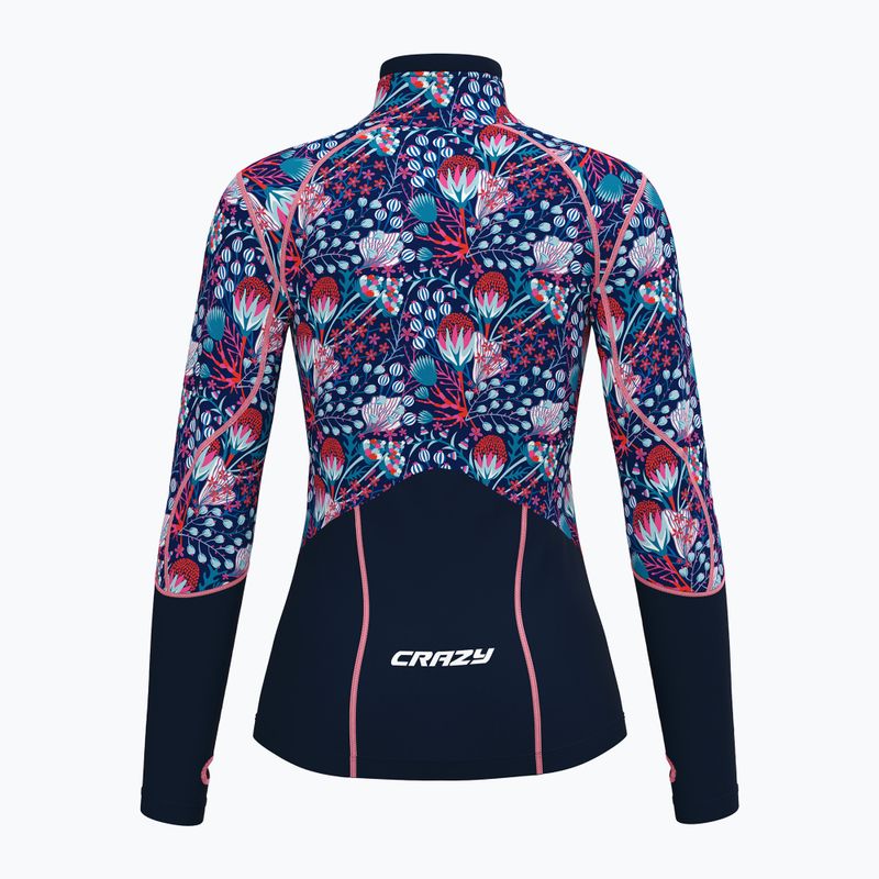 Women's Crazy Oxygen Bedrucktes Sweatshirt leila blau 5