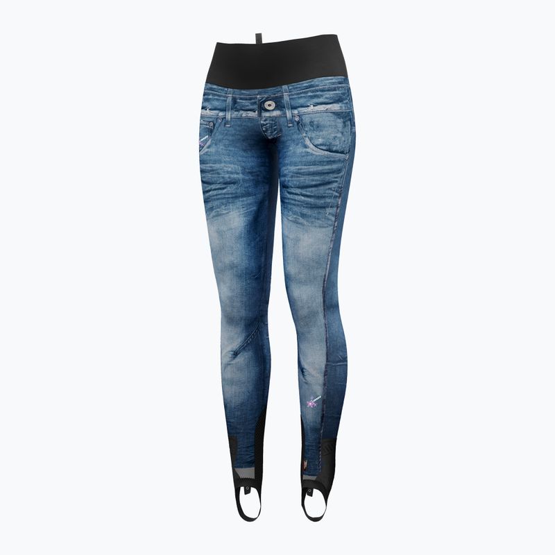 Damenhosen Crazy Falls Bedruckte, leichte Jeans