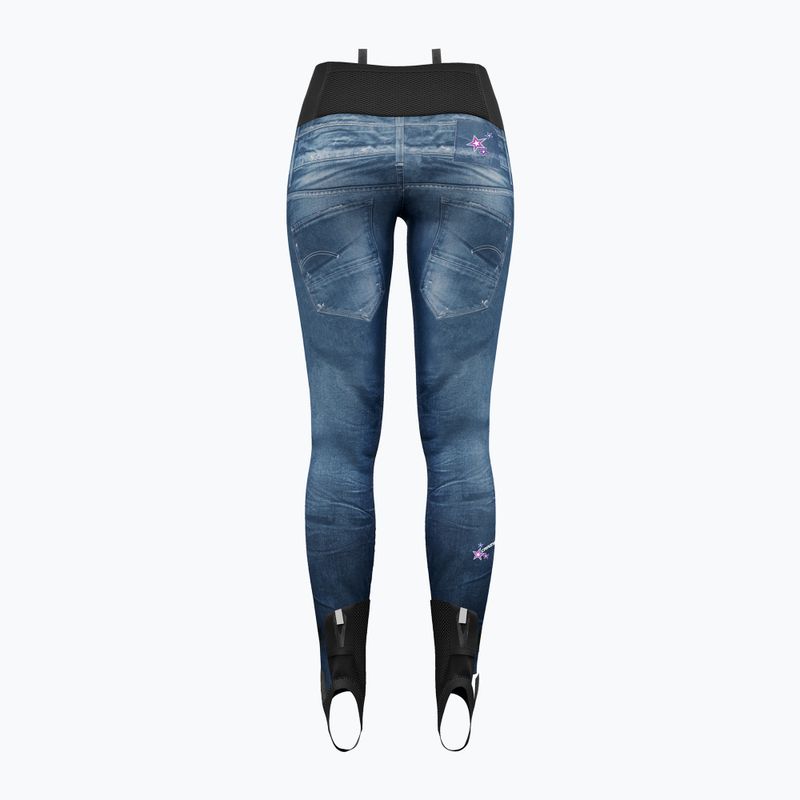 Damenhosen Crazy Falls Bedruckte, leichte Jeans 2