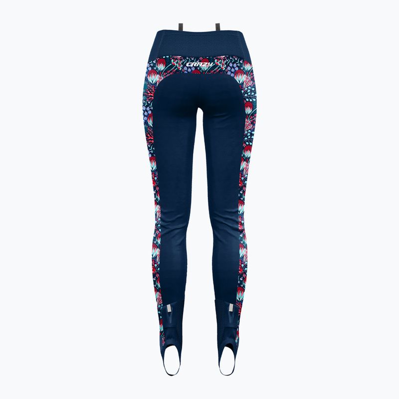 Damenhose Crazy Falls Druck leila blau 2