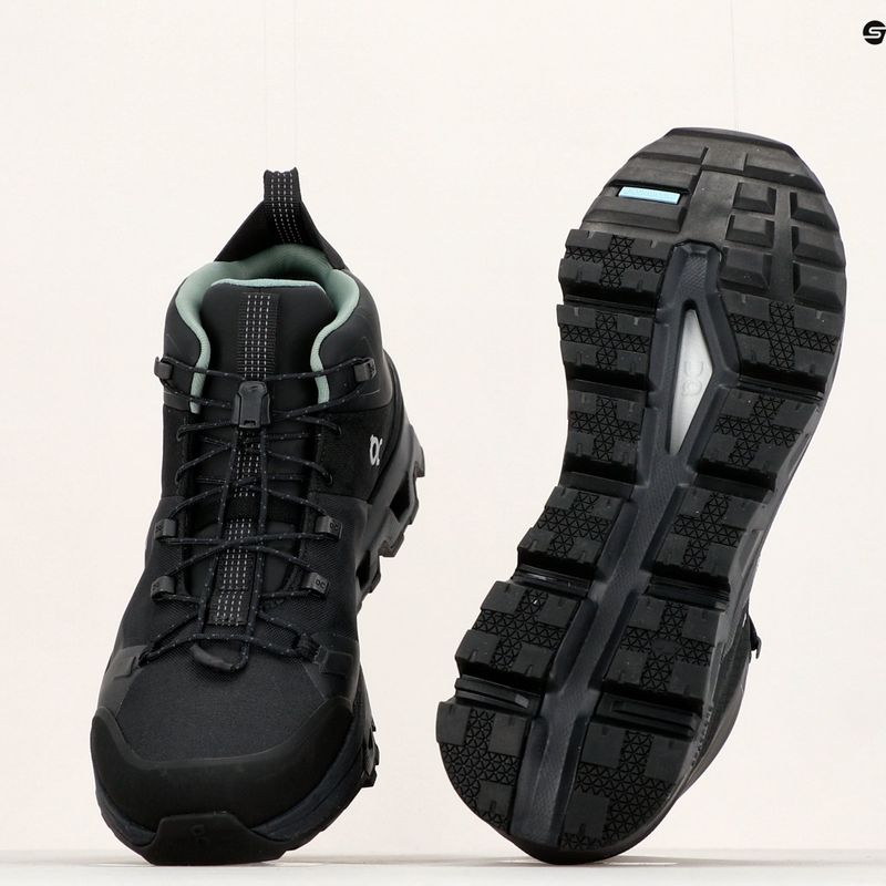 Herren-Trekkingschuhe On Cloudtrax Wasserdicht schwarz 3MD10870553 19