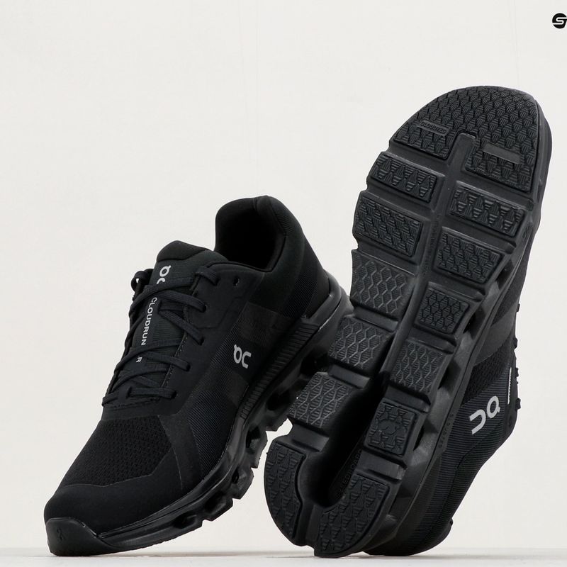 Herren On Cloudrunner Wasserdichte Laufschuhe schwarz 5298639 19