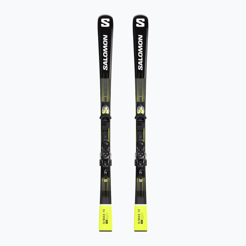 Ski Salomon S Max 1 + M11 GW schwarz-gelb L47557