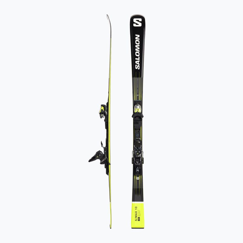 Ski Salomon S Max 1 + M11 GW schwarz-gelb L47557 2