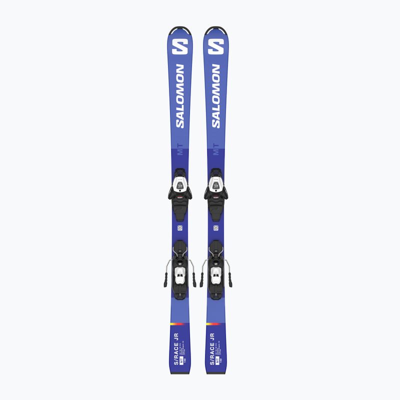 Kinder-Abfahrtsski Salomon S/Race MT Jr + L6 race blau/weiß 6