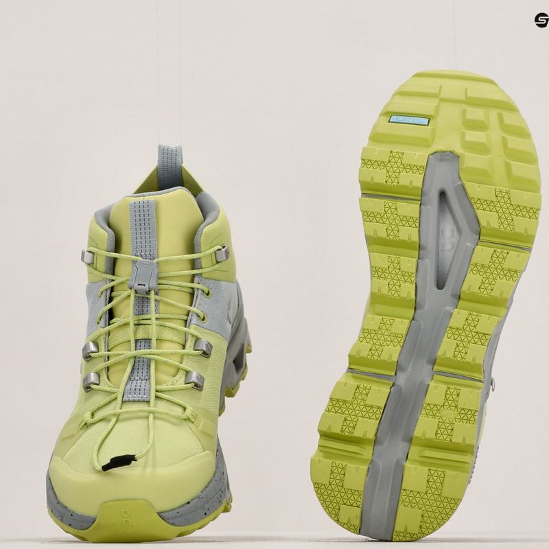 Damen-Trekkingschuhe On Cloudtrax Wasserdicht gelb 3WD10881099 19