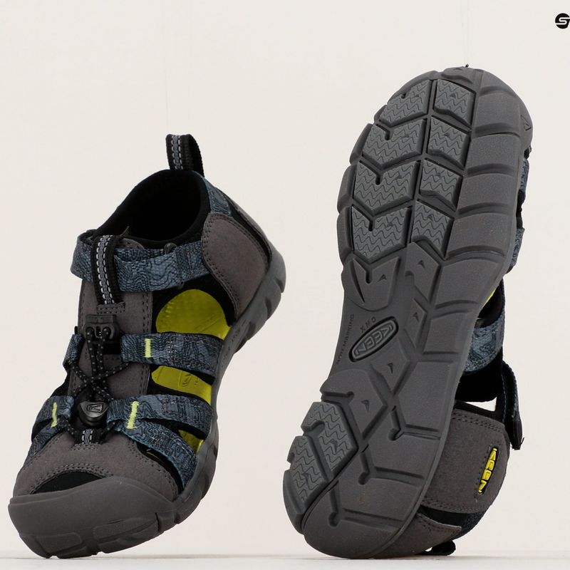 Trekkingsandalen Kinder Keen Seacamp II CNX grau-dunkelblau 126321 15