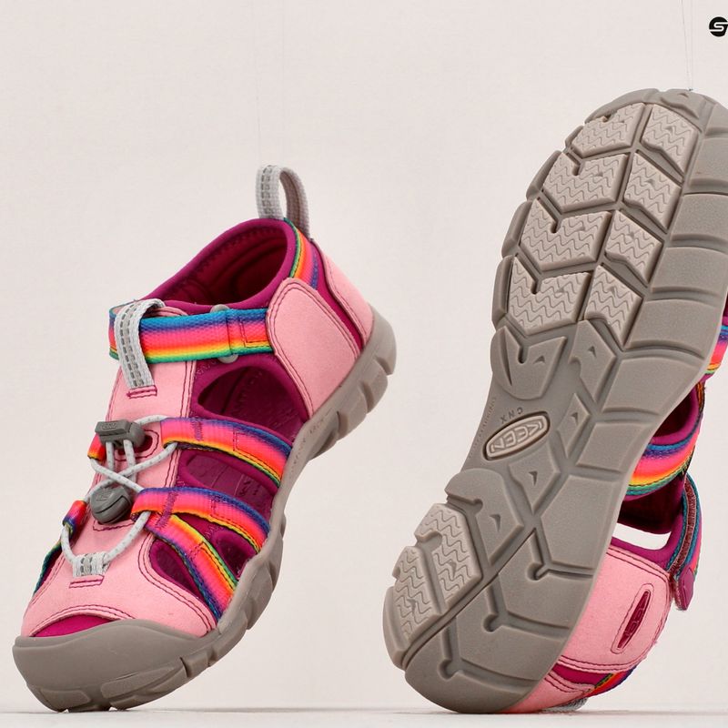 Trekkingsandalen Kinder Keen Seacamp II CNX rosa-bunt 127421 16