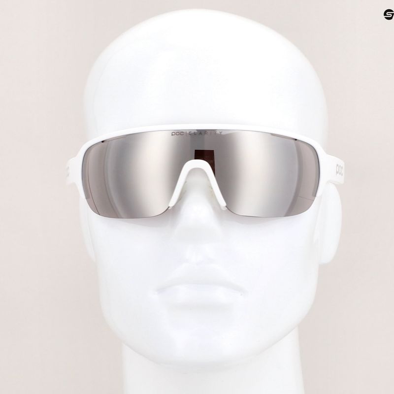 Fahrradbrille POC Do Half Blade hydrogen white/clarity road silver 8