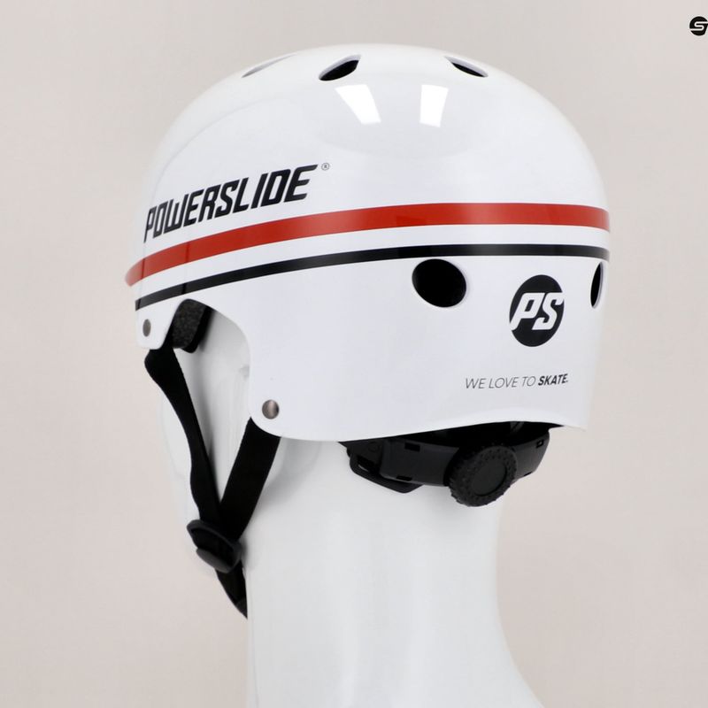 Powerslide Pro Urban Stripe Helm weiß 903285 18