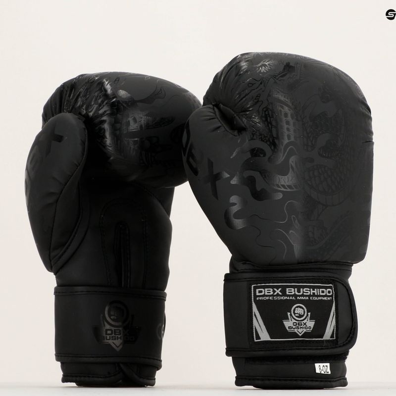 Boxhandschuhe DBX BUSHIDO "Black Dragon" schwarz B-2v18 17
