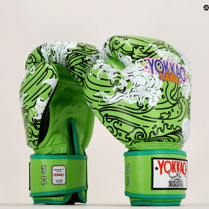 Boxhandschuhe YOKKAO Hawaiian grün FYGL-71-2 6