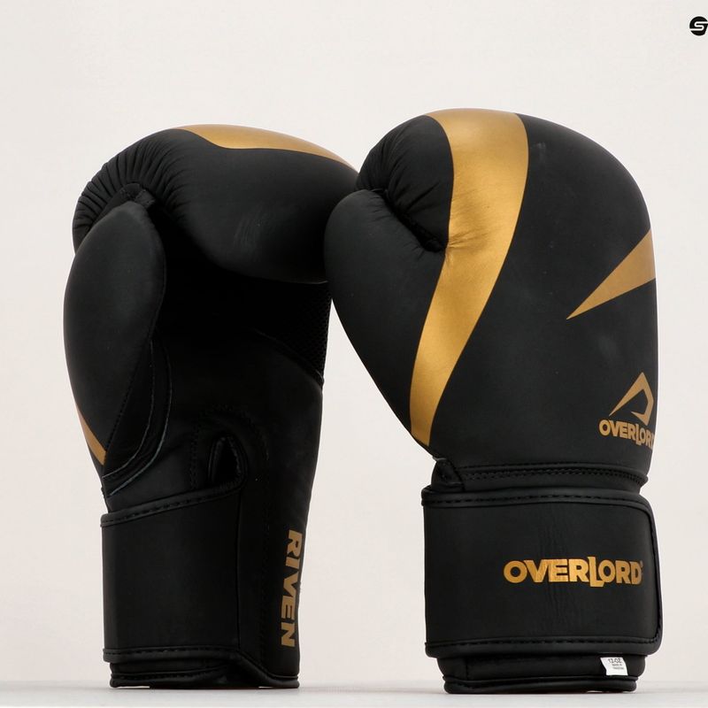 Overlord Riven schwarz und gold Boxhandschuhe 100007 13