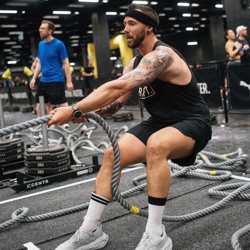 Trainingsseil Centr Competition Power Rope Centr x Hyrox black 9