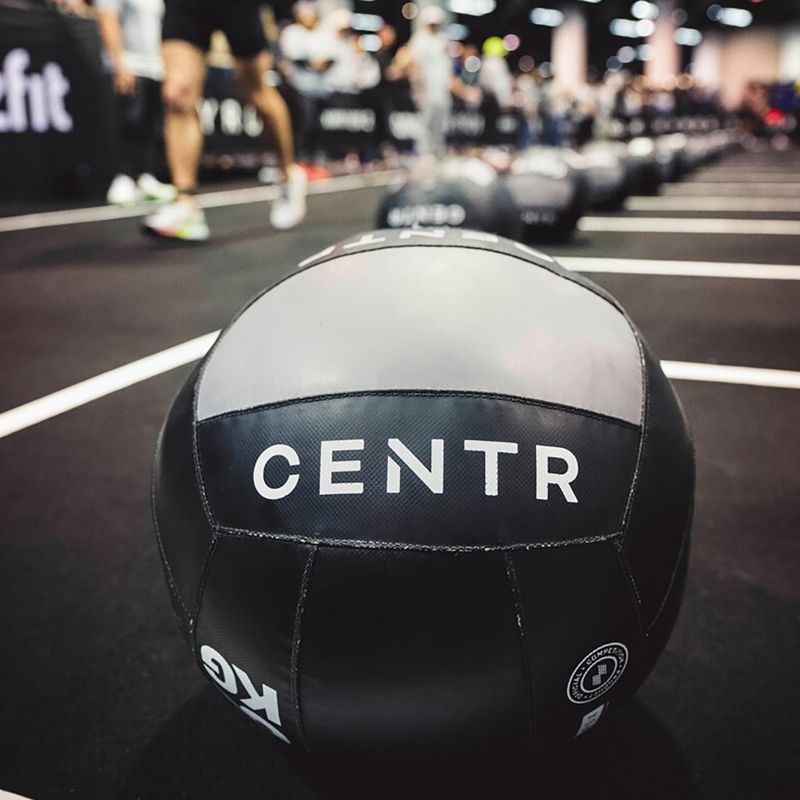 Medizinball CENTR Competition Wall Ball Centr x Hyrox 9 kg black 3