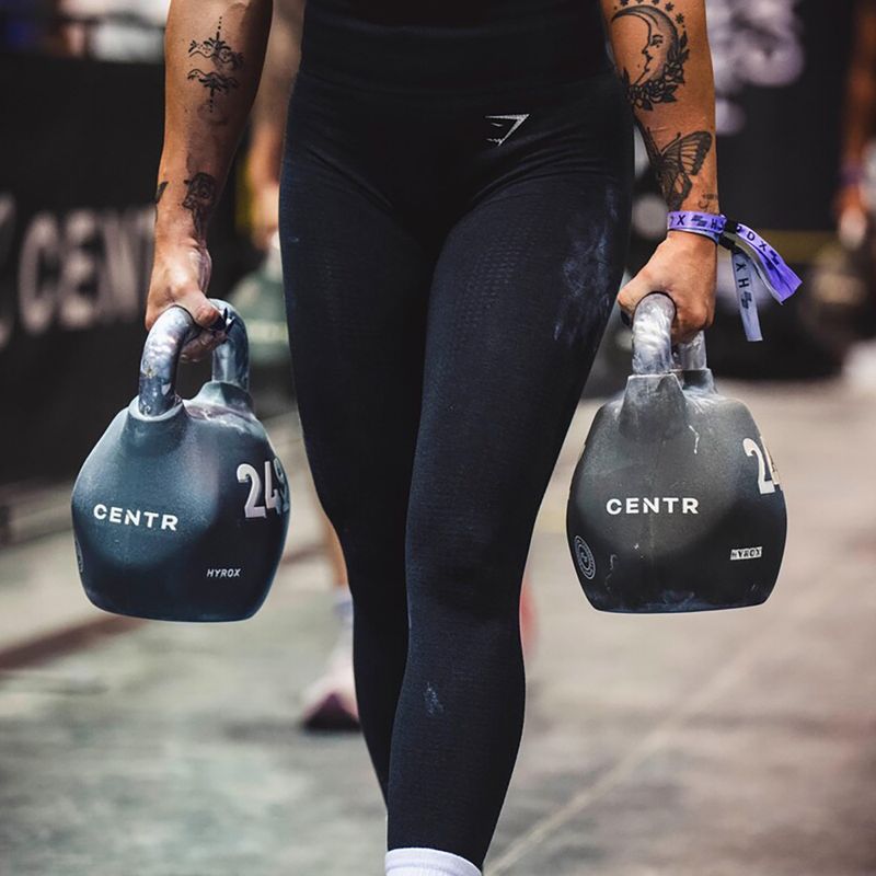 Kettlebell Centr Octo Official Hyrox Competition 8-Sided Design black 6