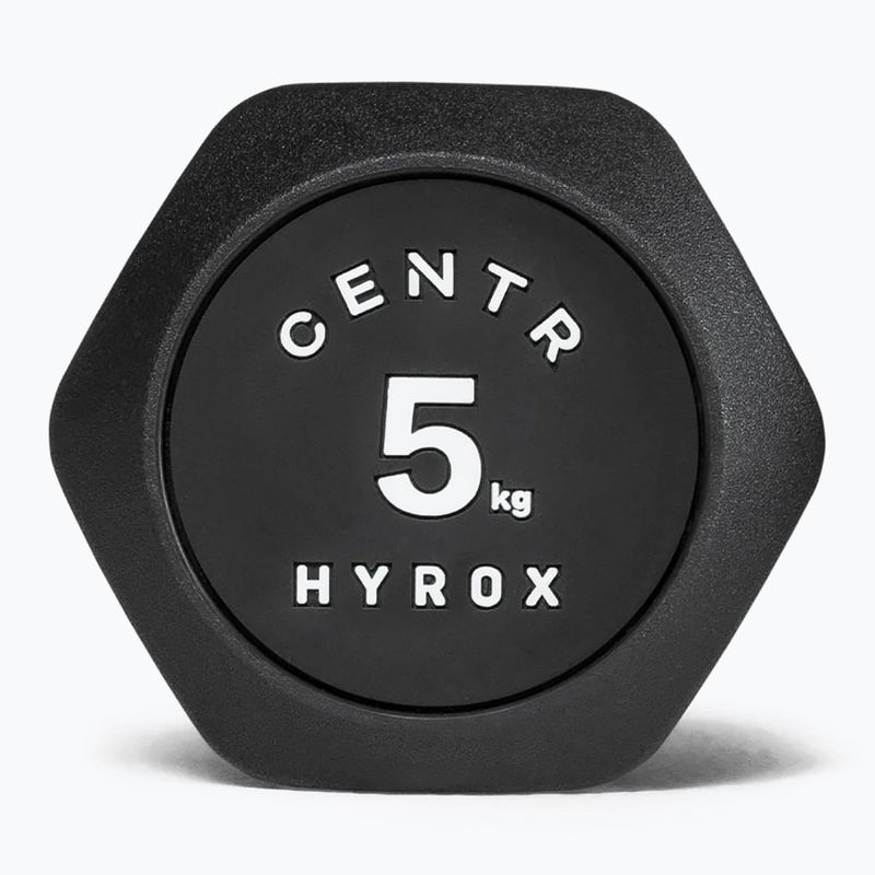 Kurzhantel Centr Urethane Dumbbell Centr x Hyrox 5 kg black 3