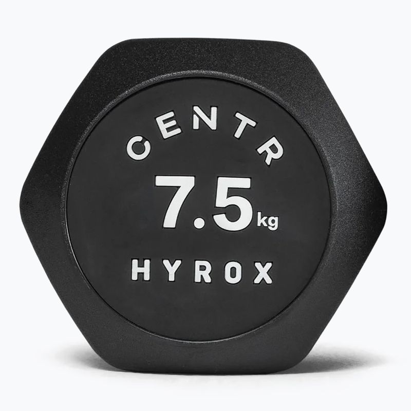 Kurzhantel Centr Urethane Dumbbell Centr x Hyrox 7,5 kg black 3