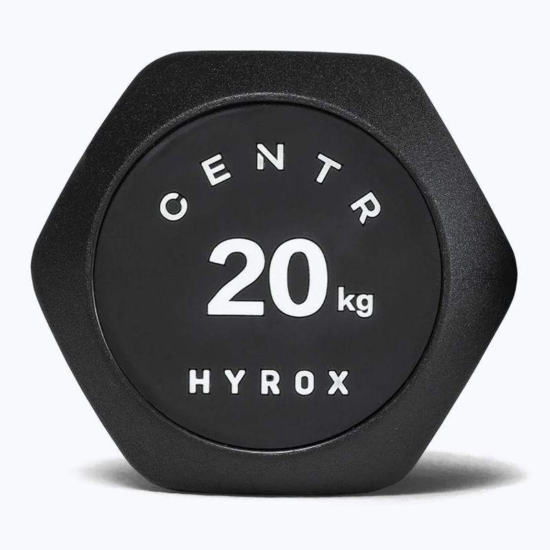 Kurzhantel Centr Urethane Dumbbell Centr x Hyrox 20 kg black 3