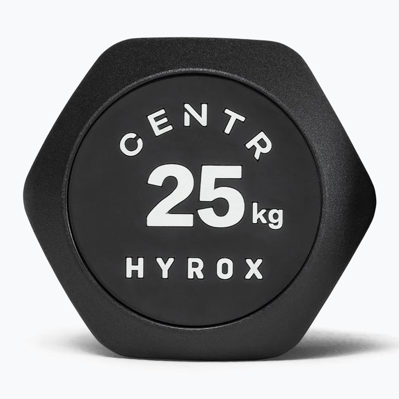 Kurzhantel Centr Urethane Dumbbell Centr x Hyrox 25 kg black 3