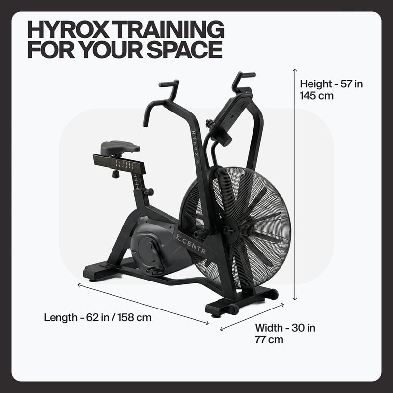 Luftfahrrad Centr Air Bike Perform Series Centr x Hyrox black 8