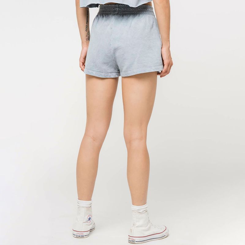 Kaotiko Washed steel shorts für Frauen 3