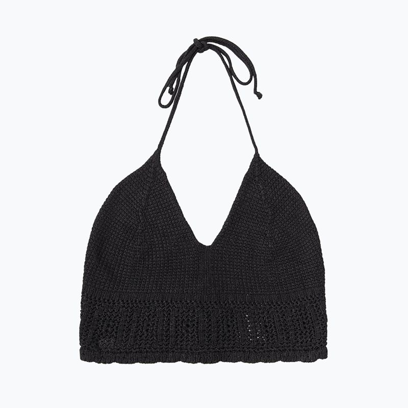 Damen Kaotiko Tiran Crochet Menorca Top schwarz 5