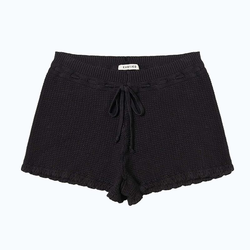 Damen Shorts Kaotiko Crochet Ibiza schwarz 4