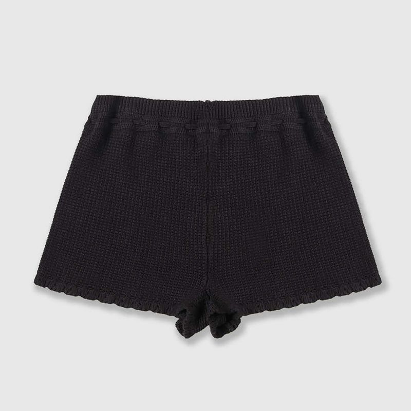 Damen Shorts Kaotiko Crochet Ibiza schwarz 5