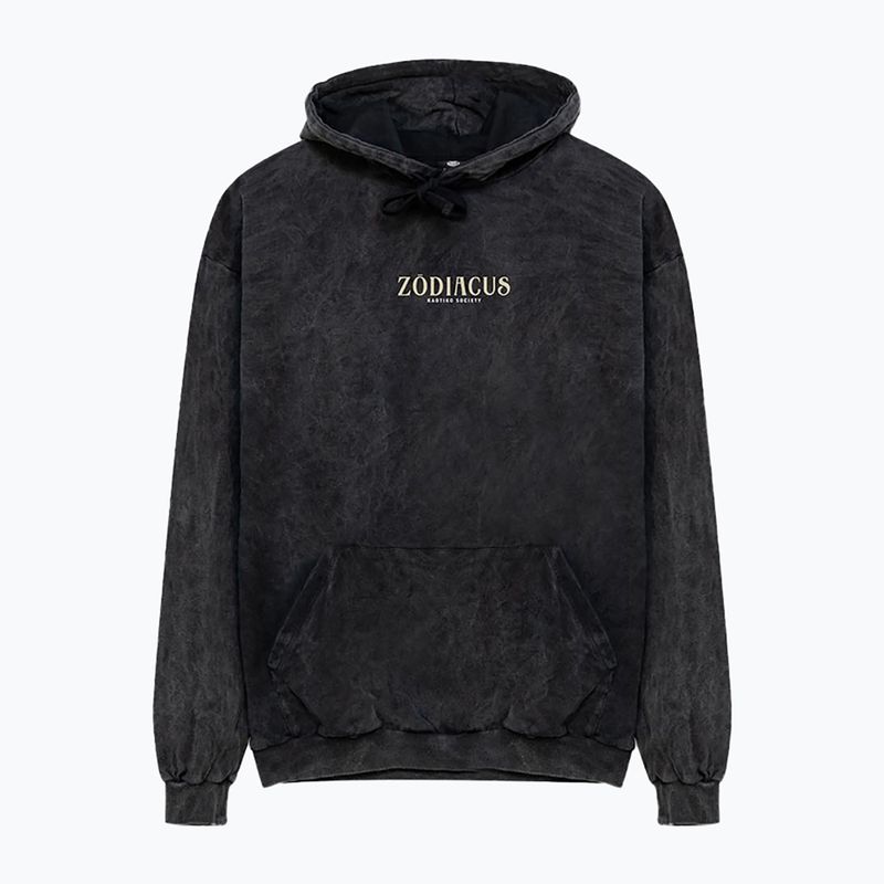 Herren Kaotiko Washed Zodiacus Sweatshirt schwarz 3