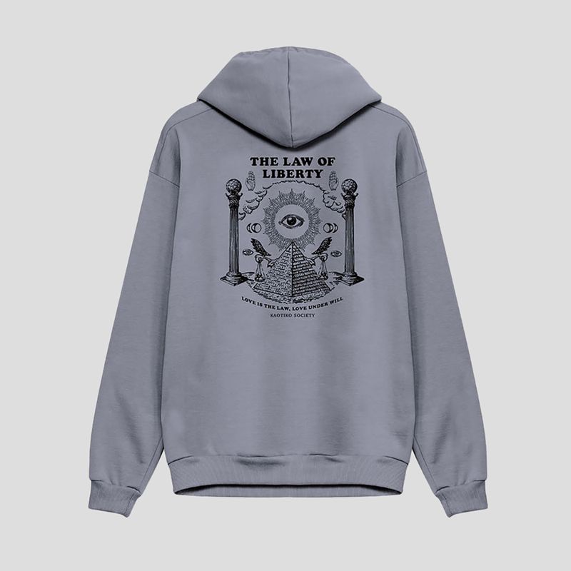 Kaotiko Liberty Damen Sweatshirt palid blau 2