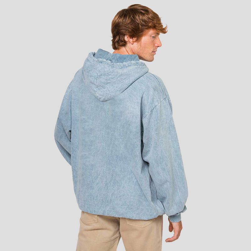 Herrenpullover Kaotiko Washed Vancouver Society steel 2