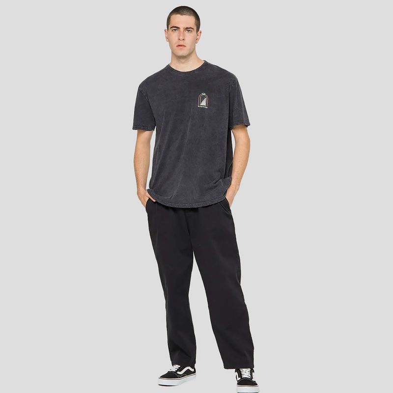 Men's Kaotiko Washed Trust Your Intuition T-Shirt schwarz 2