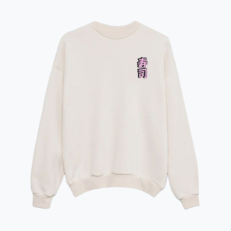 Herren Kaotiko Bio-Sushi Time Sweatshirt elfenbein 3