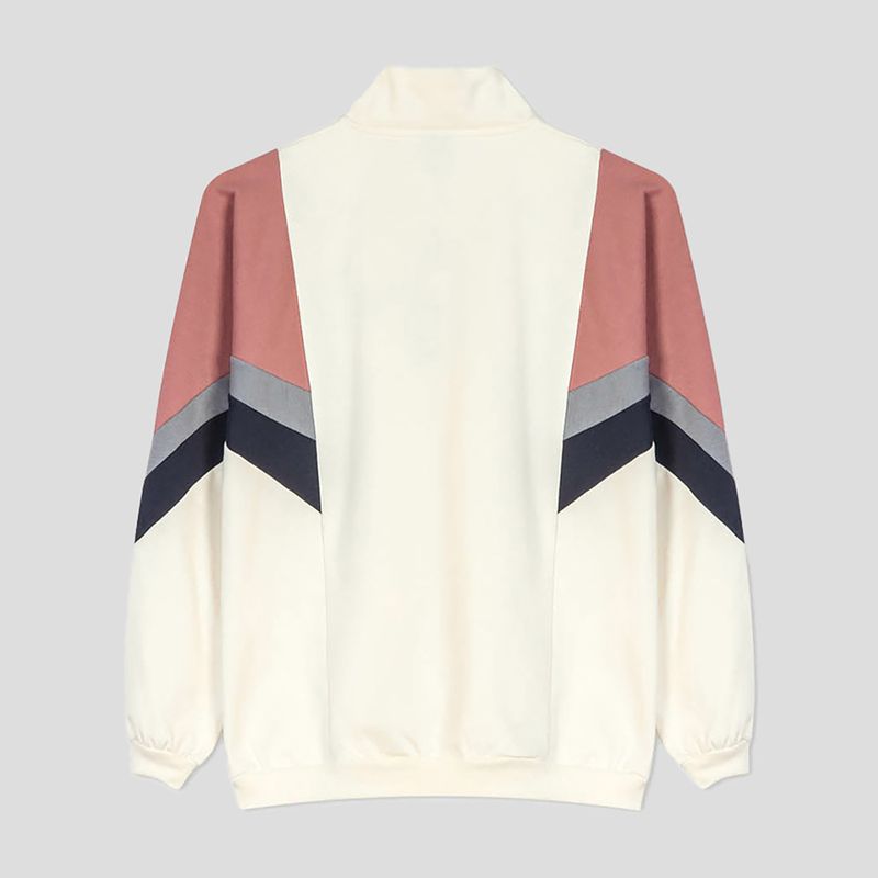 Kaotiko Nashville Damen Sweatshirt elfenbein / burg / navy / palid blau 4